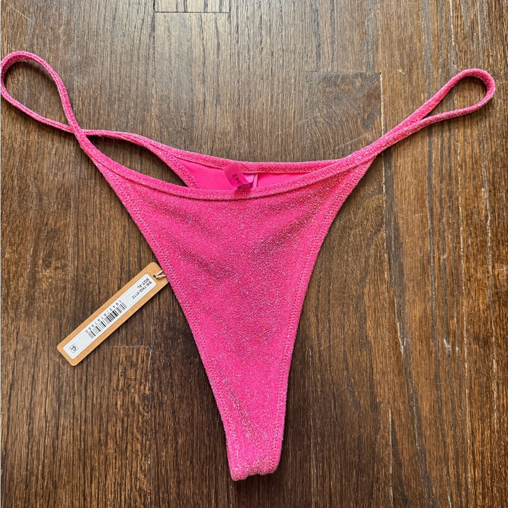 SKIMS Pink Bikini Bottom
